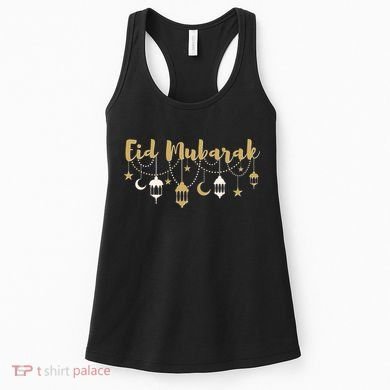 Celebrate Eid Mubarak Festival Women's Tank Top