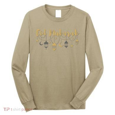 Celebrate Eid Mubarak Festival Long Sleeve Shirt