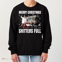 Cousin Eddie Merry Christmas Shitters Full Women's Sweatshirt thumb 0