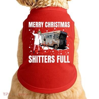 Cousin Eddie Merry Christmas Shitters Full Doggie Tank