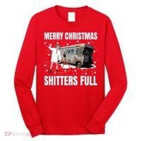 Cousin Eddie Merry Christmas Shitters Full Long Sleeve Shirt thumb 0