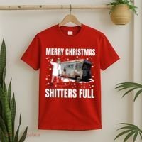 Cousin Eddie Merry Christmas Shitters Full T-Shirt thumb 2
