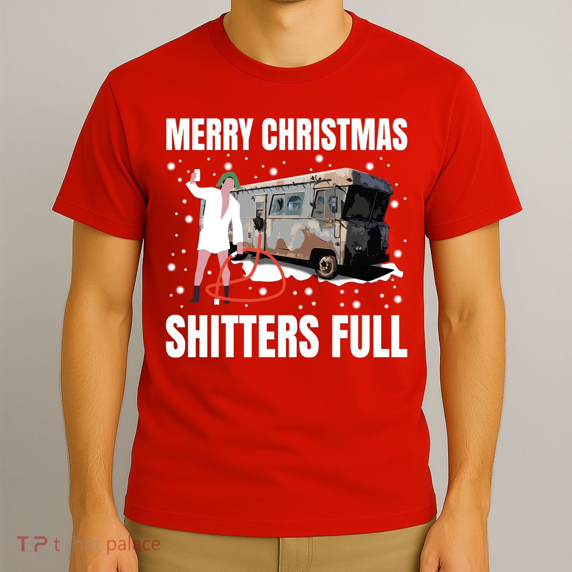Cousin Eddie Merry Christmas Shitters Full T-Shirt