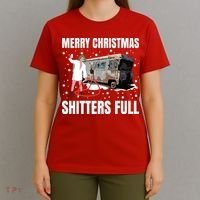 Cousin Eddie Merry Christmas Shitters Full T-Shirt thumb 4