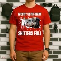 Cousin Eddie Merry Christmas Shitters Full T-Shirt thumb 6
