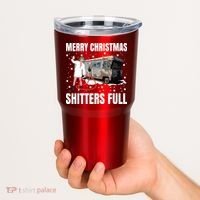 Cousin Eddie Merry Christmas Shitters Full Tumbler thumb 2