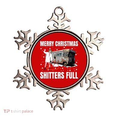 Cousin Eddie Merry Christmas Shitters Full Ornament