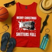 Cousin Eddie Merry Christmas Shitters Full Tank Top thumb 4