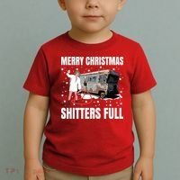 Cousin Eddie Merry Christmas Shitters Full Toddler T-Shirt thumb 2