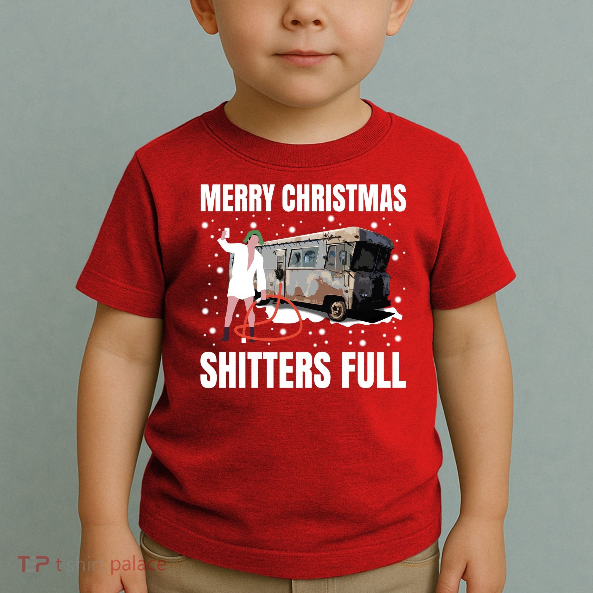 Cousin Eddie Merry Christmas Shitters Full Toddler T-Shirt