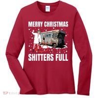 Cousin Eddie Merry Christmas Shitters Full Women's Long Sleeve Shirt thumb 0
