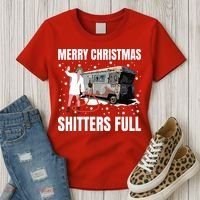Cousin Eddie Merry Christmas Shitters Full Women's T-Shirt thumb 3