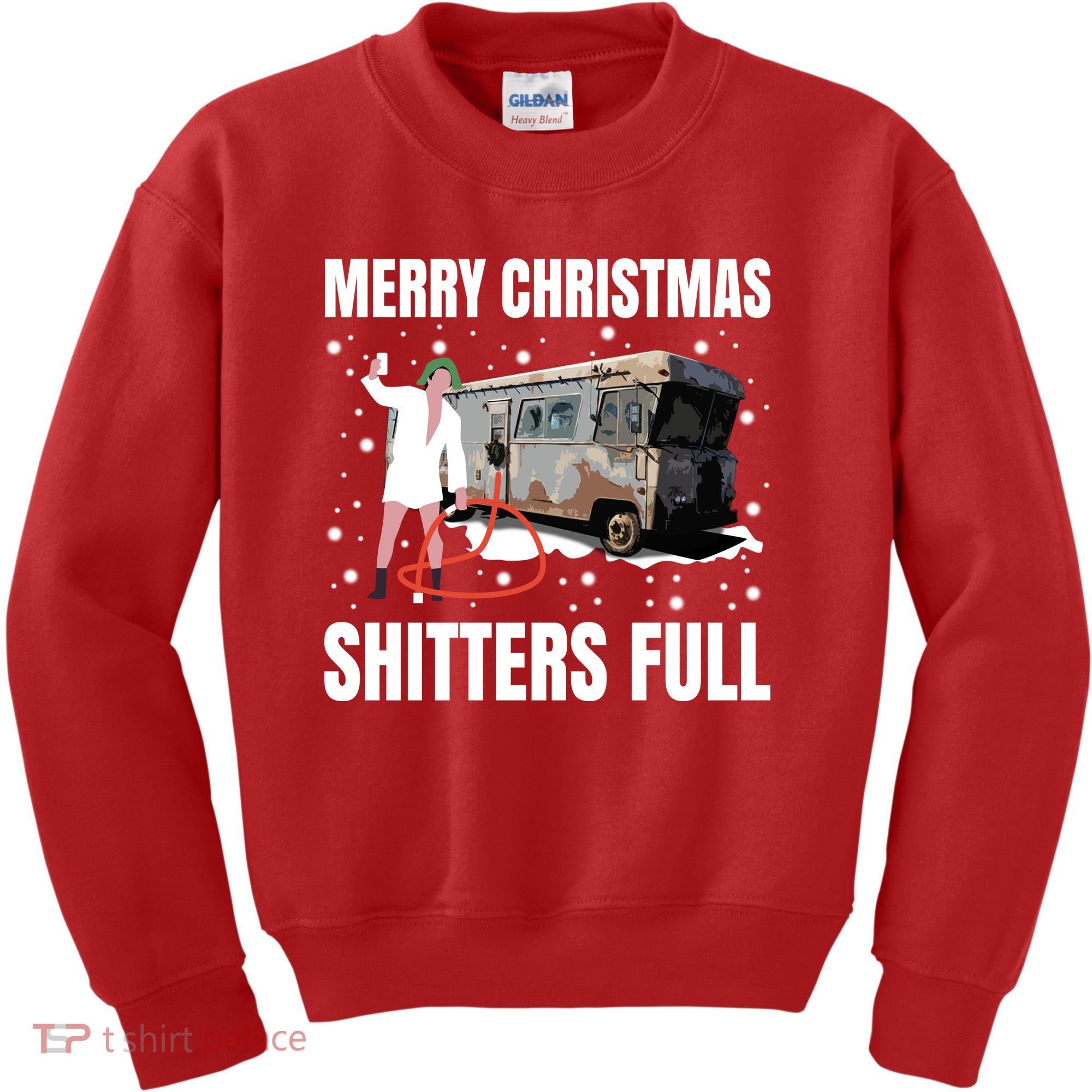Cousin Eddie Merry Christmas Shitters Full Kids Sweatshirt