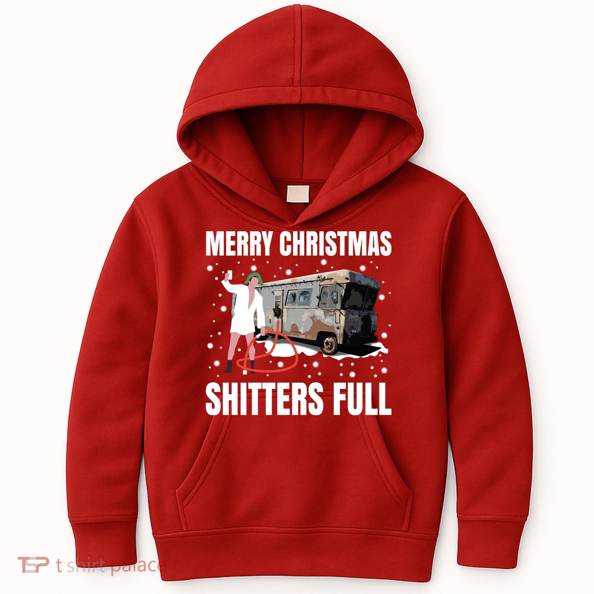 Cousin Eddie Merry Christmas Shitters Full Kids Hoodie