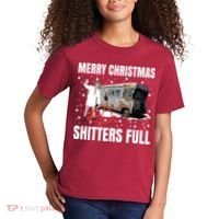 Cousin Eddie Merry Christmas Shitters Full Kids T-Shirt thumb 2