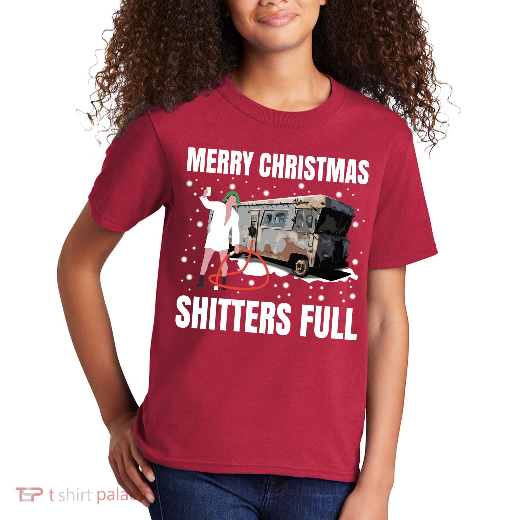 Cousin Eddie Merry Christmas Shitters Full Kids T-Shirt