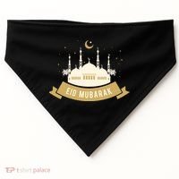 Celebrate EID MUBARAK Festival USA-Made Doggie Bandana thumb 0