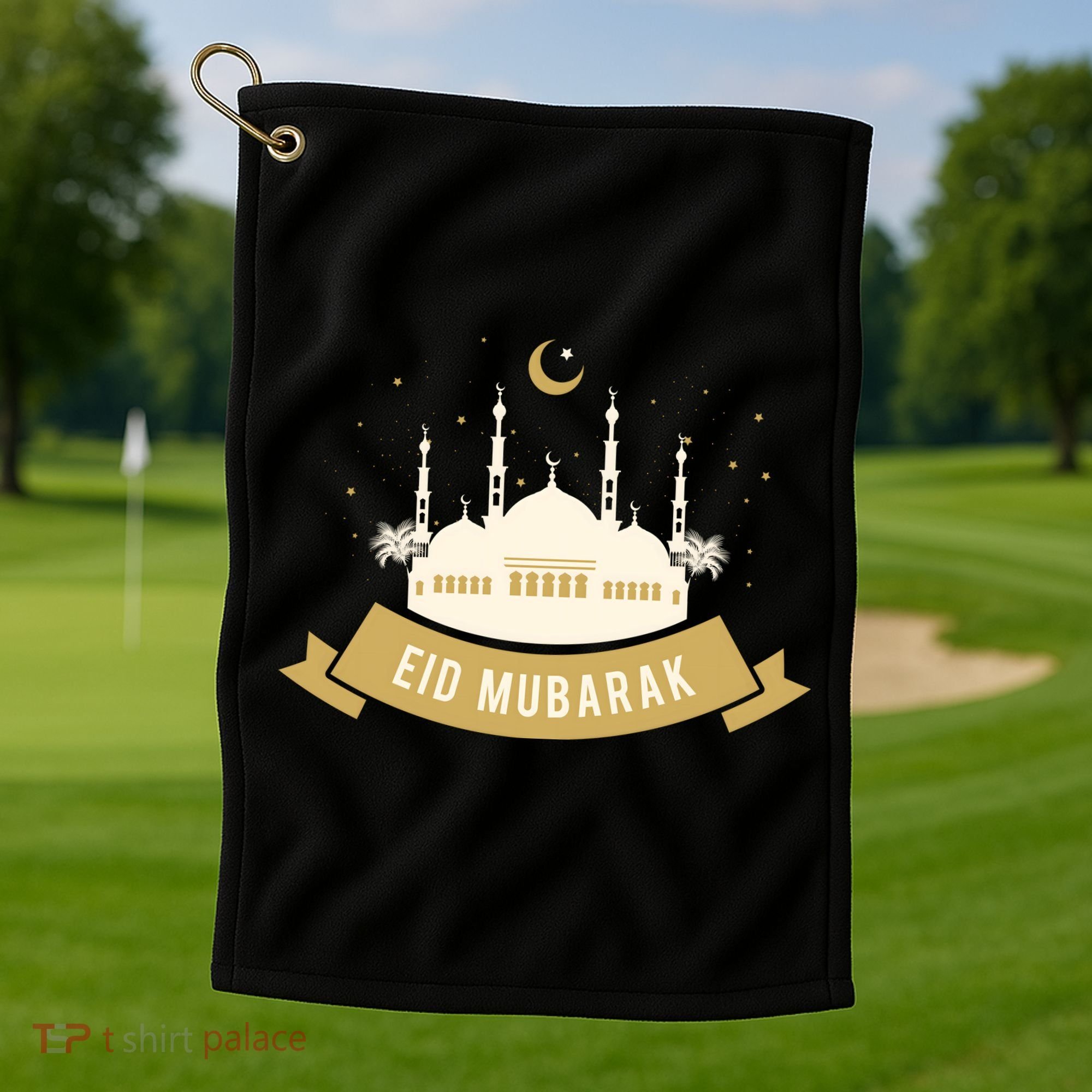 Celebrate EID MUBARAK Festival Golf Towel