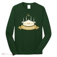 Celebrate EID MUBARAK Festival Long Sleeve Shirt thumb 0