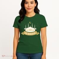 Celebrate EID MUBARAK Festival Women's T-Shirt thumb 4