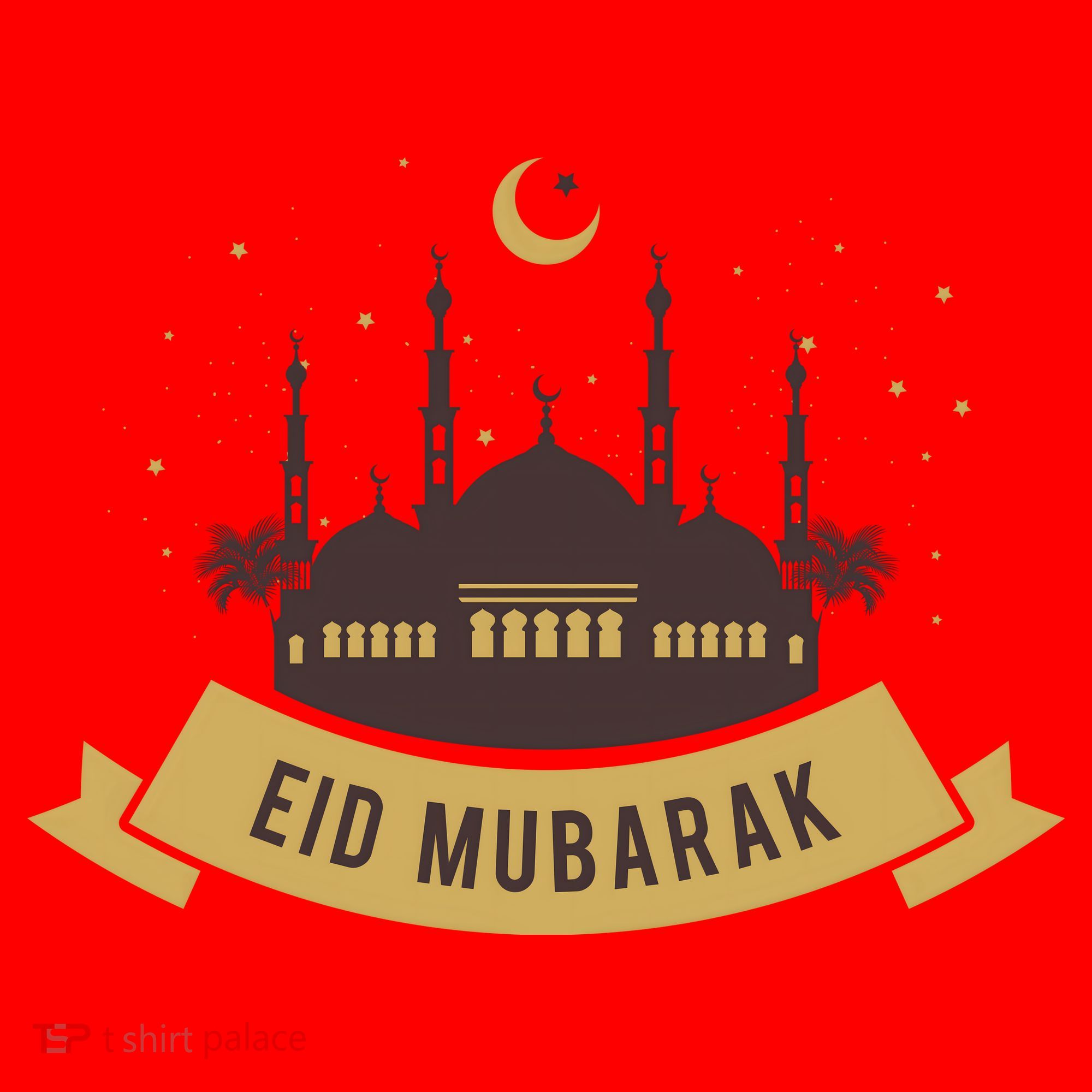 Celebrate EID MUBARAK Festival Santa Hat