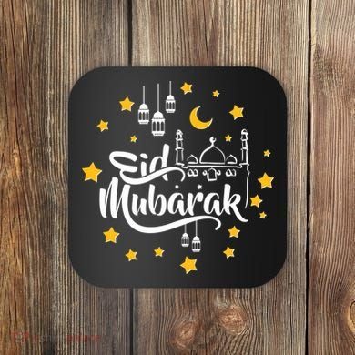 Celebrate Eid Mubarak Coaster
