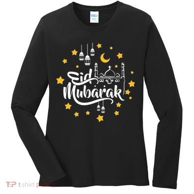 Celebrate Eid Mubarak Women's Long Sleeve Shirt