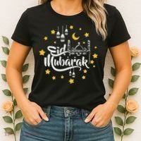 Celebrate Eid Mubarak Women's T-Shirt thumb 2