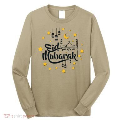 Celebrate Eid Mubarak Long Sleeve Shirt