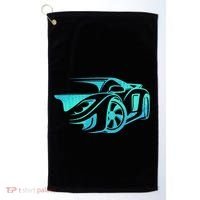 Car Enthusiast Muscle Car Gift Exotic Golf Towel thumb 0