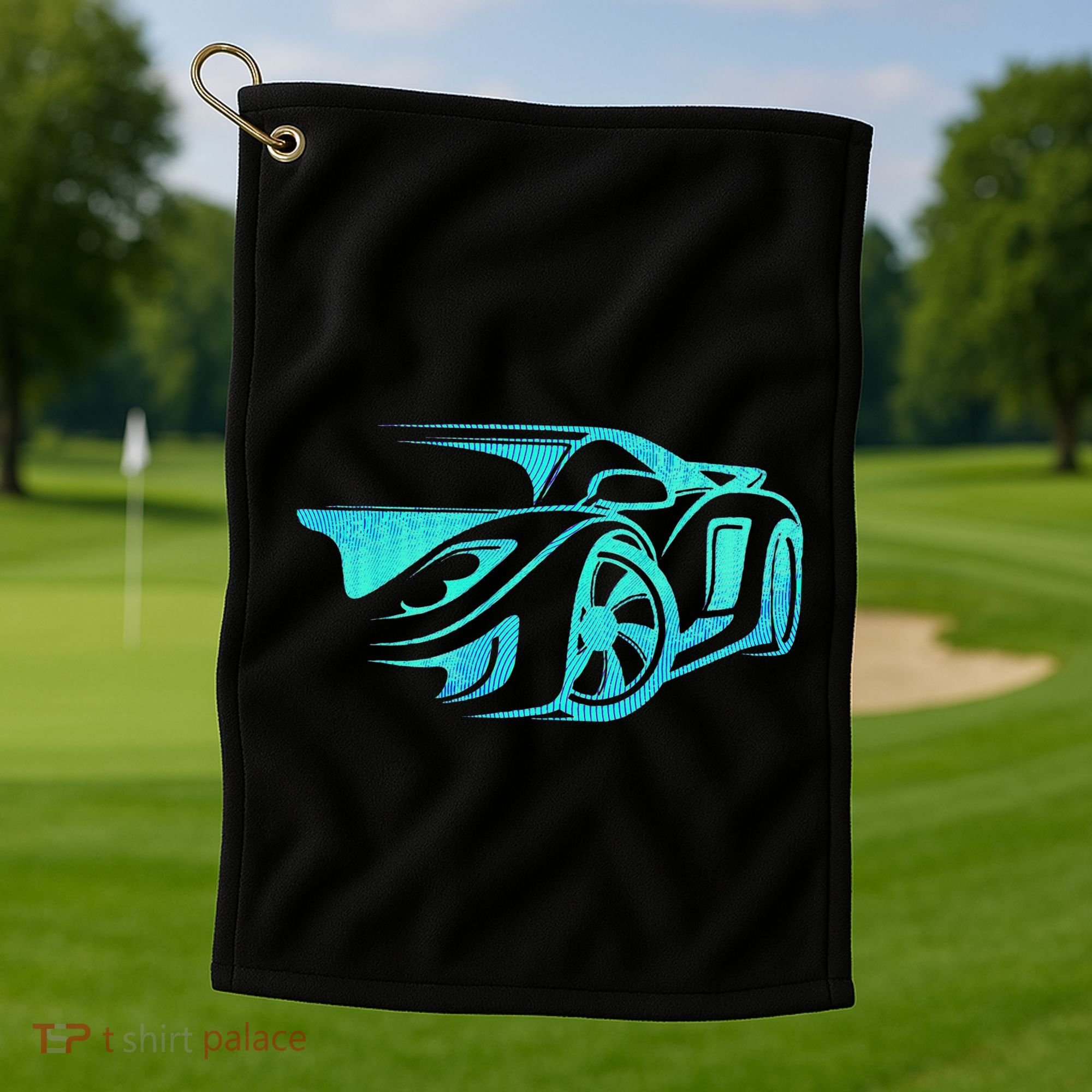 Car Enthusiast Muscle Car Gift Exotic Golf Towel