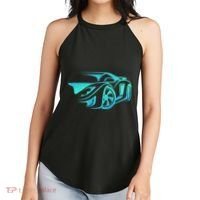Car Enthusiast Muscle Car Gift Exotic Women's Perfect Tri Rocker Tank thumb 2