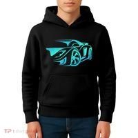 Car Enthusiast Muscle Car Gift Exotic Kids Hoodie thumb 4