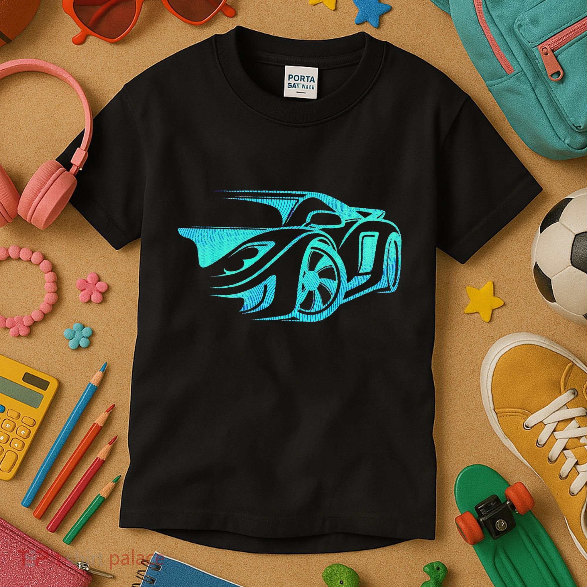 Car Enthusiast Muscle Car Gift Exotic Kids T-Shirt
