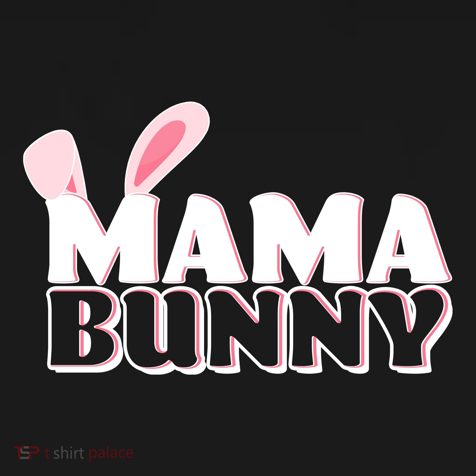 Cute Easter Mama Bunny Matching Family Shirts Apron