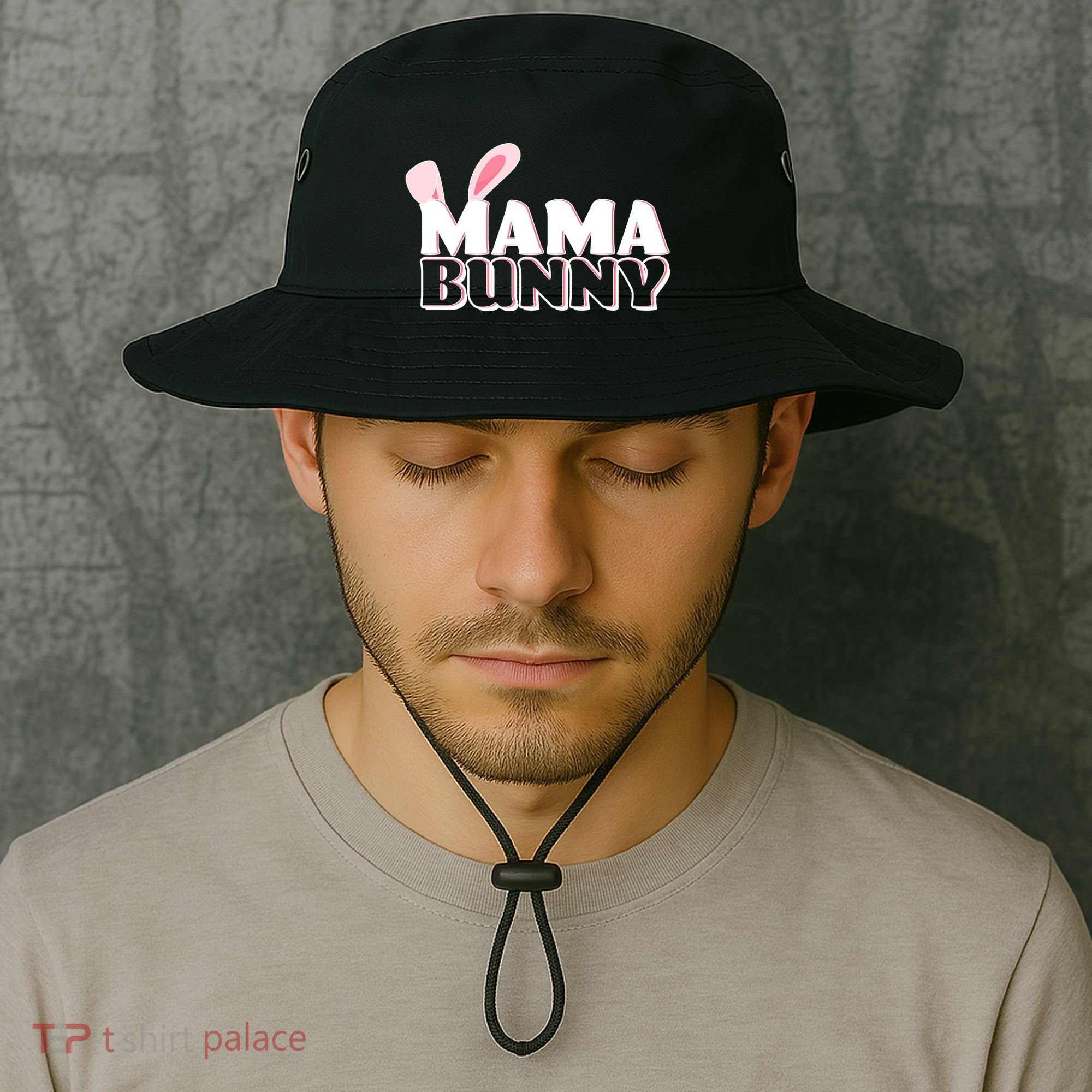 Cute Easter Mama Bunny Matching Family Shirts Bucket Hat