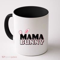 Cute Easter Mama Bunny Matching Family Shirts Coffee Mug thumb 0