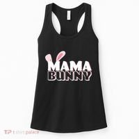 Cute Easter Mama Bunny Matching Family Shirts Women's Tank Top thumb 0