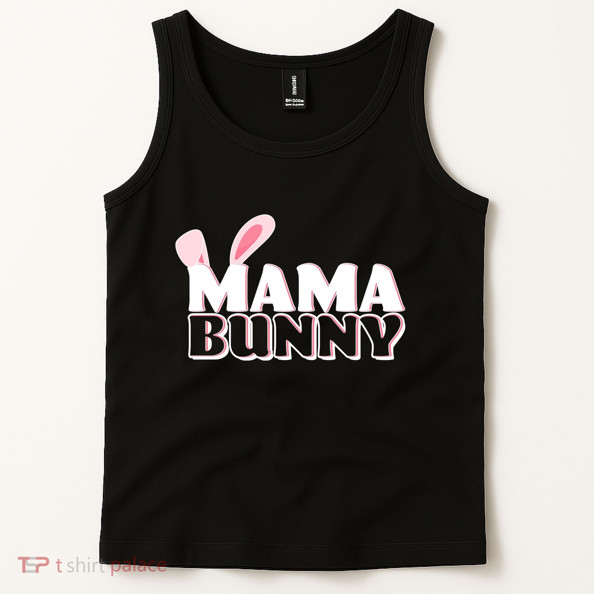 Cute Easter Mama Bunny Matching Family Shirts Tank Top