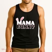 Cute Easter Mama Bunny Matching Family Shirts Tank Top thumb 3