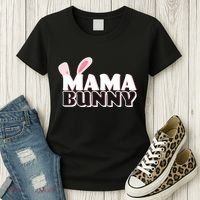 Cute Easter Mama Bunny Matching Family Shirts Women's T-Shirt thumb 3