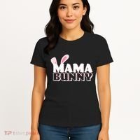 Cute Easter Mama Bunny Matching Family Shirts Women's T-Shirt thumb 4