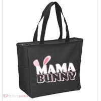 Cute Easter Mama Bunny Matching Family Shirts Tote Bag thumb 2