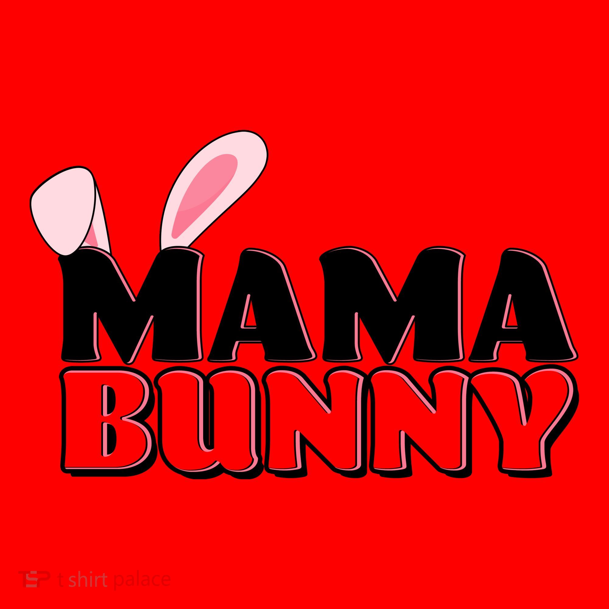 Cute Easter Mama Bunny Matching Family Shirts Santa Hat