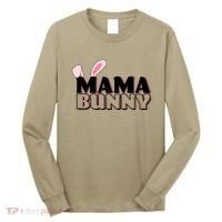 Cute Easter Mama Bunny Matching Family Shirts Long Sleeve Shirt thumb 0