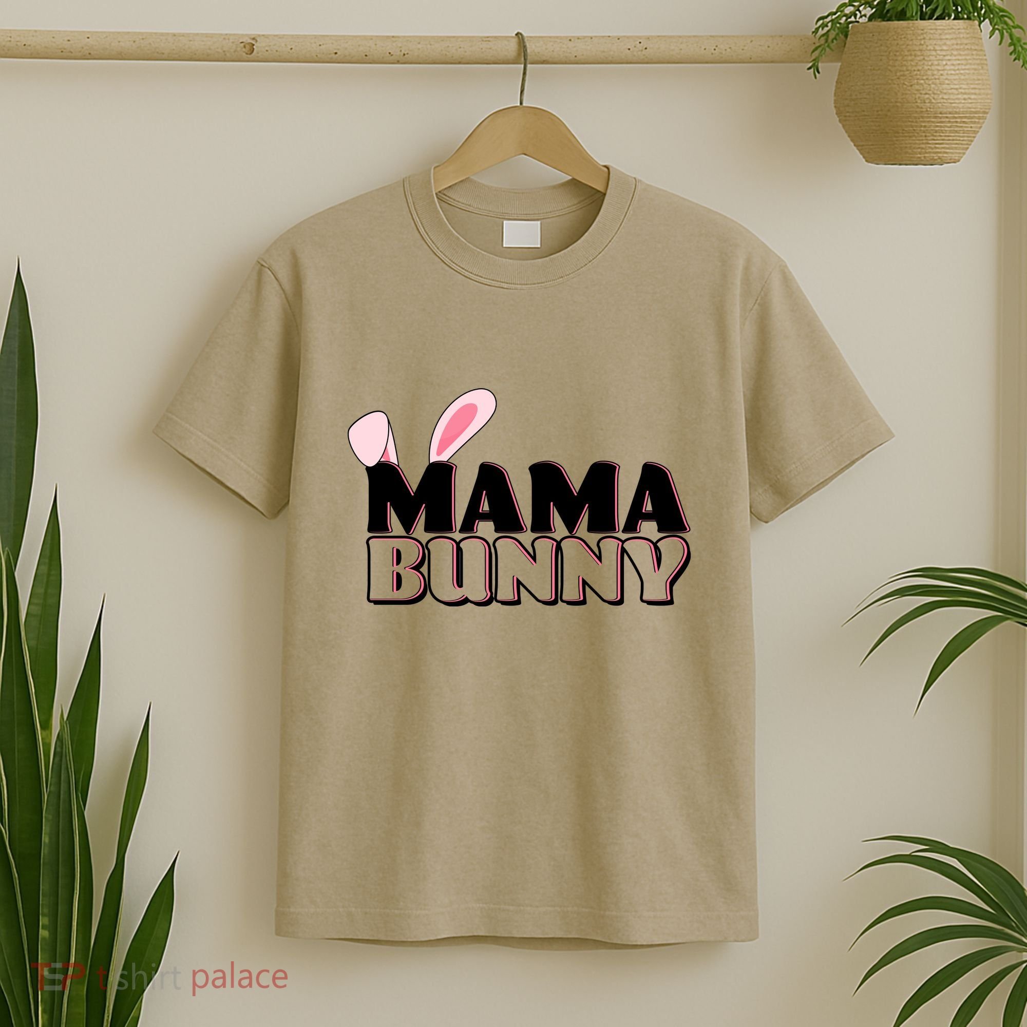 Cute Easter Mama Bunny Matching Family Shirts T-Shirt