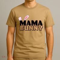 Cute Easter Mama Bunny Matching Family Shirts T-Shirt thumb 3