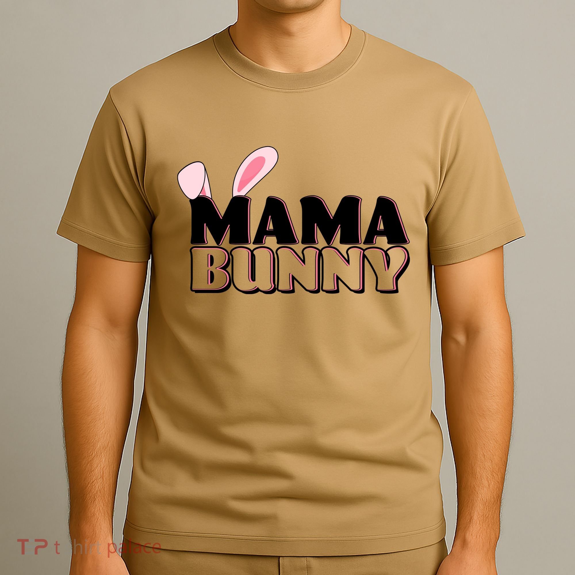 Cute Easter Mama Bunny Matching Family Shirts T-Shirt