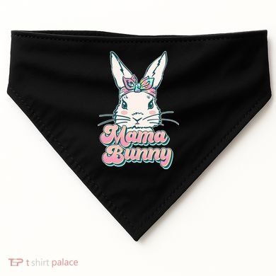 Cute Easter Mama Bunny USA-Made Doggie Bandana