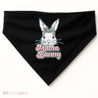 Cute Easter Mama Bunny USA-Made Doggie Bandana thumb 0